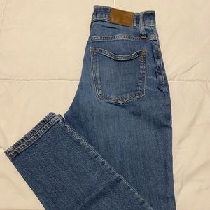 Madewell high rise slim boy jean